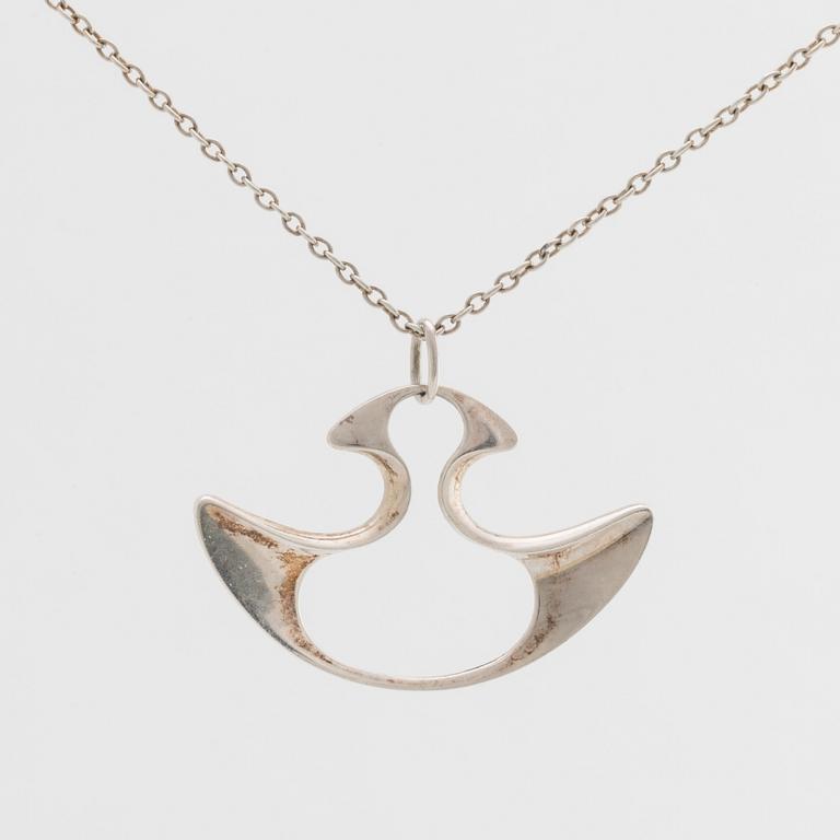 HENNING KOPPEL, silver, halsband för Georg Jensen, 1970-tal.
