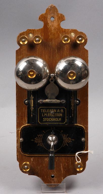 TELEFONVÄXEL. A.B LM ERICSSON, STOCKHOLM. 1900-talets början.