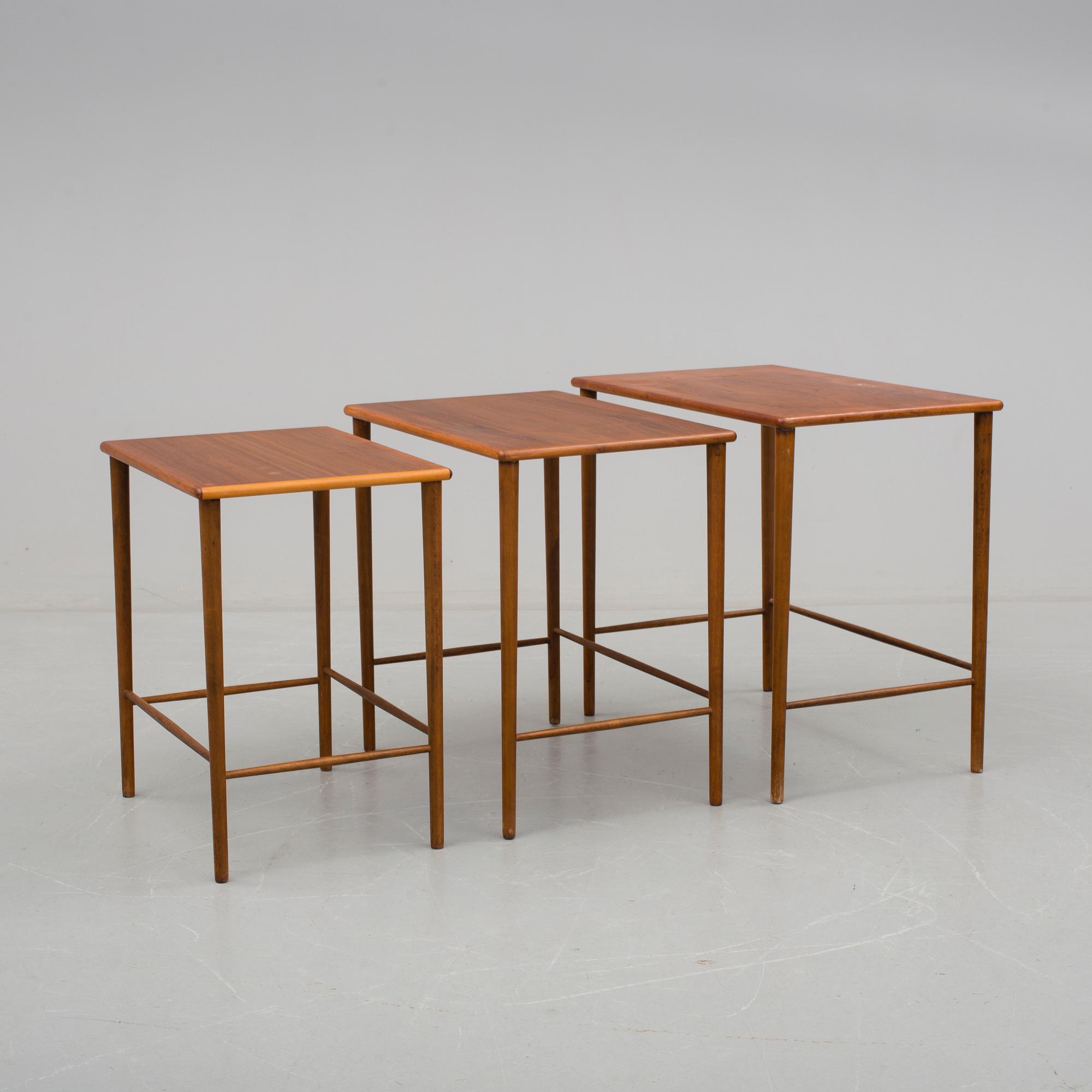 SATSBORD, 3 delar, 1950/60-tal.