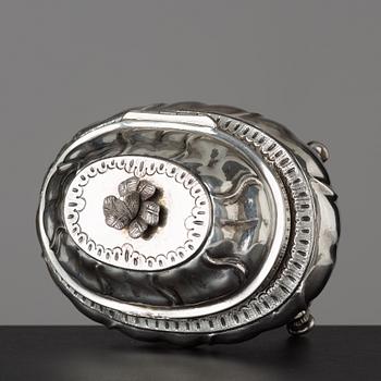 SOCKERSKRIN, av Johan Andersson Starin, mästare i Stockholm 1723-56, rokoko.