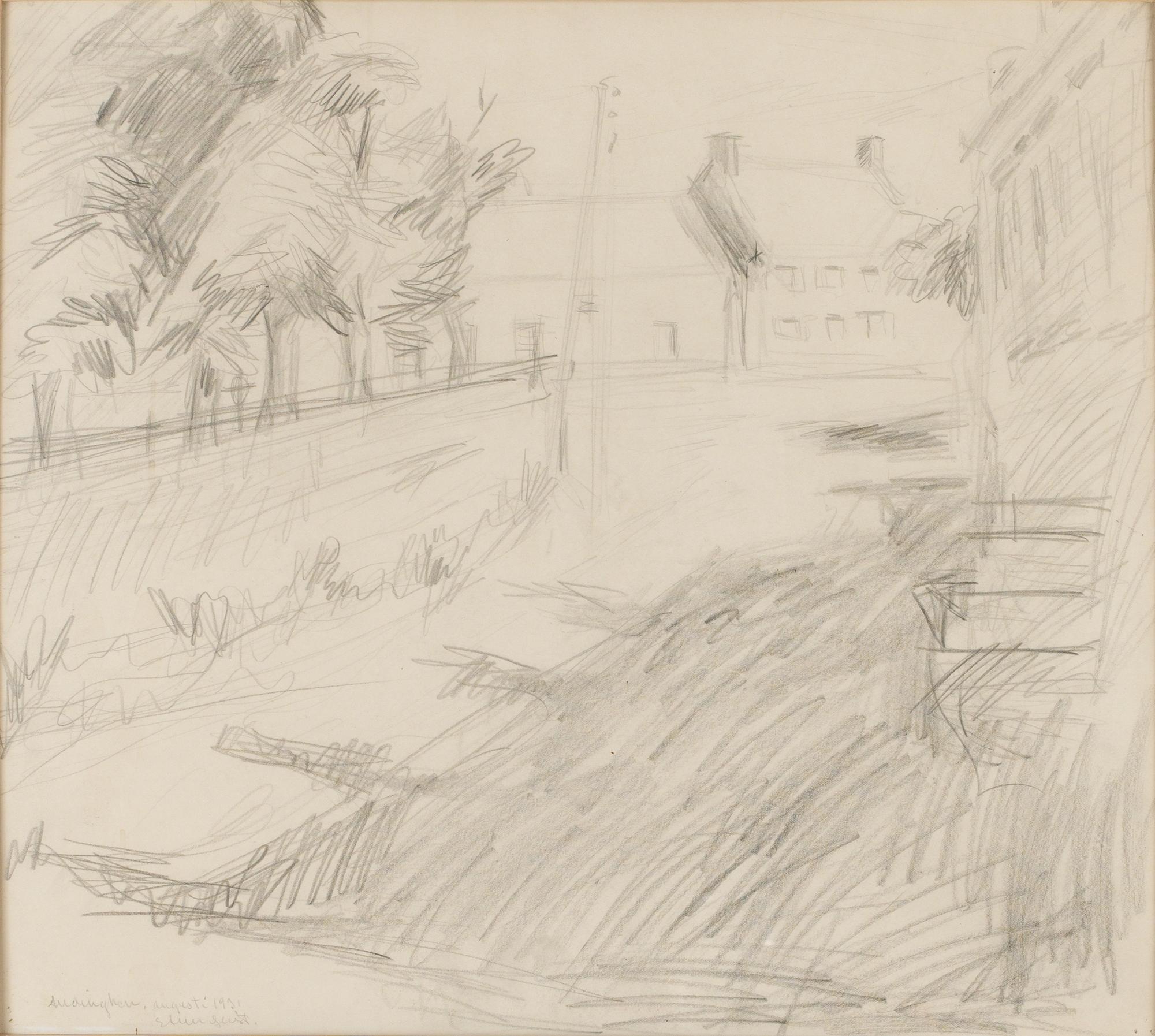 Evert Lundquist, "Andinghen, Augusti 1931".