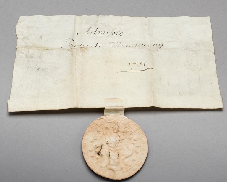 GOLFKLUBBA SAMT MEMOROBILIA. 1700 och 1800-tal.