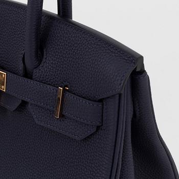 Hermès, a Bleu Nuit Togo leather 'Birkin 30' handbag, 2018.