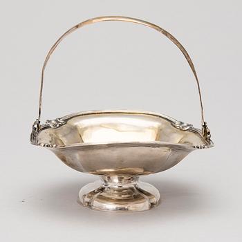 A Russian silver confectionary basket, Moscow 1853.