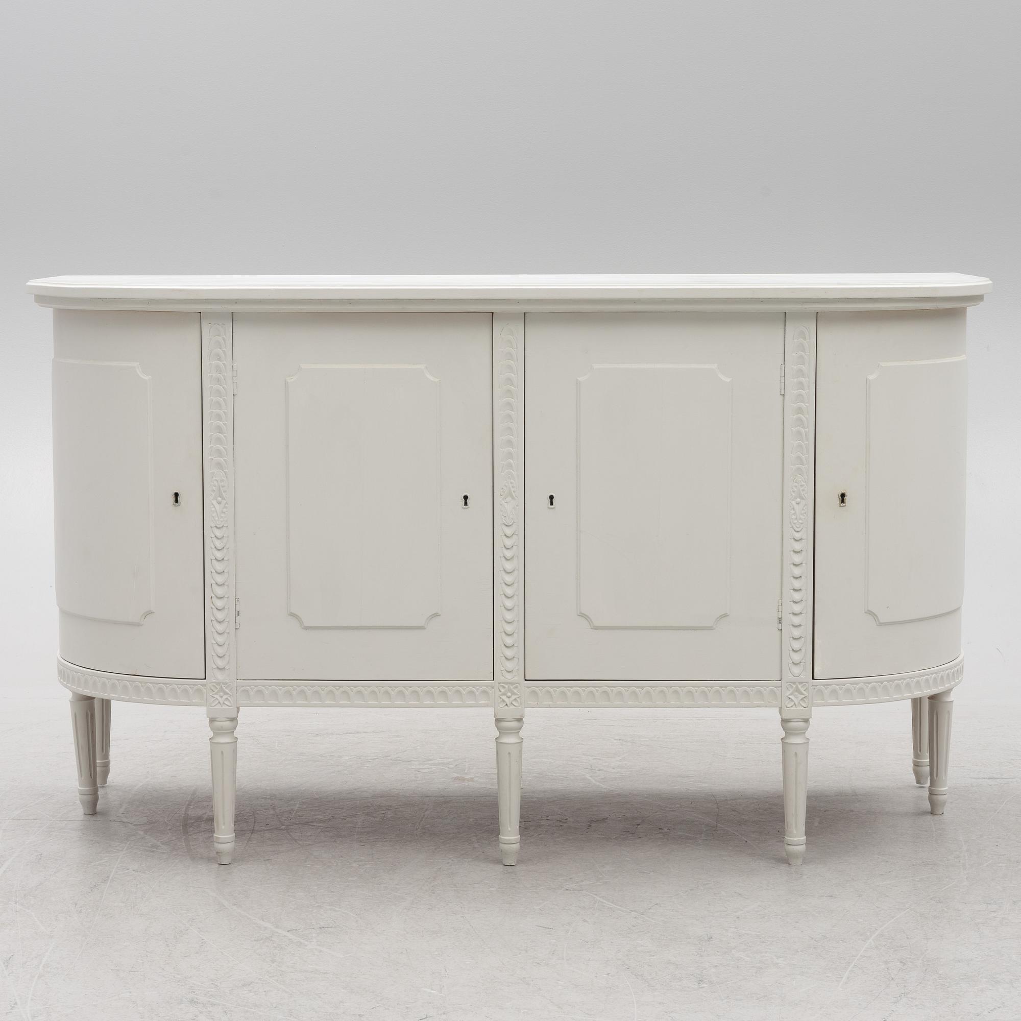 A Gustaivan style sideboard, first half of the 20th century.