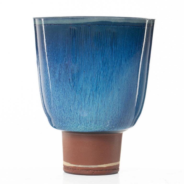 Wilhelm Kåge, a 'Farsta' stoneware vase, Gustavsbergs stduio 1958.