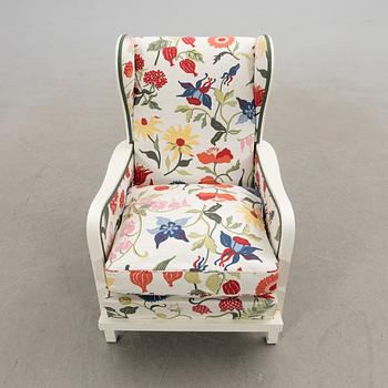 Wilhelm Knoll, fåtölj, Knolls Moderna Möbler, 1900-talets första hälft.