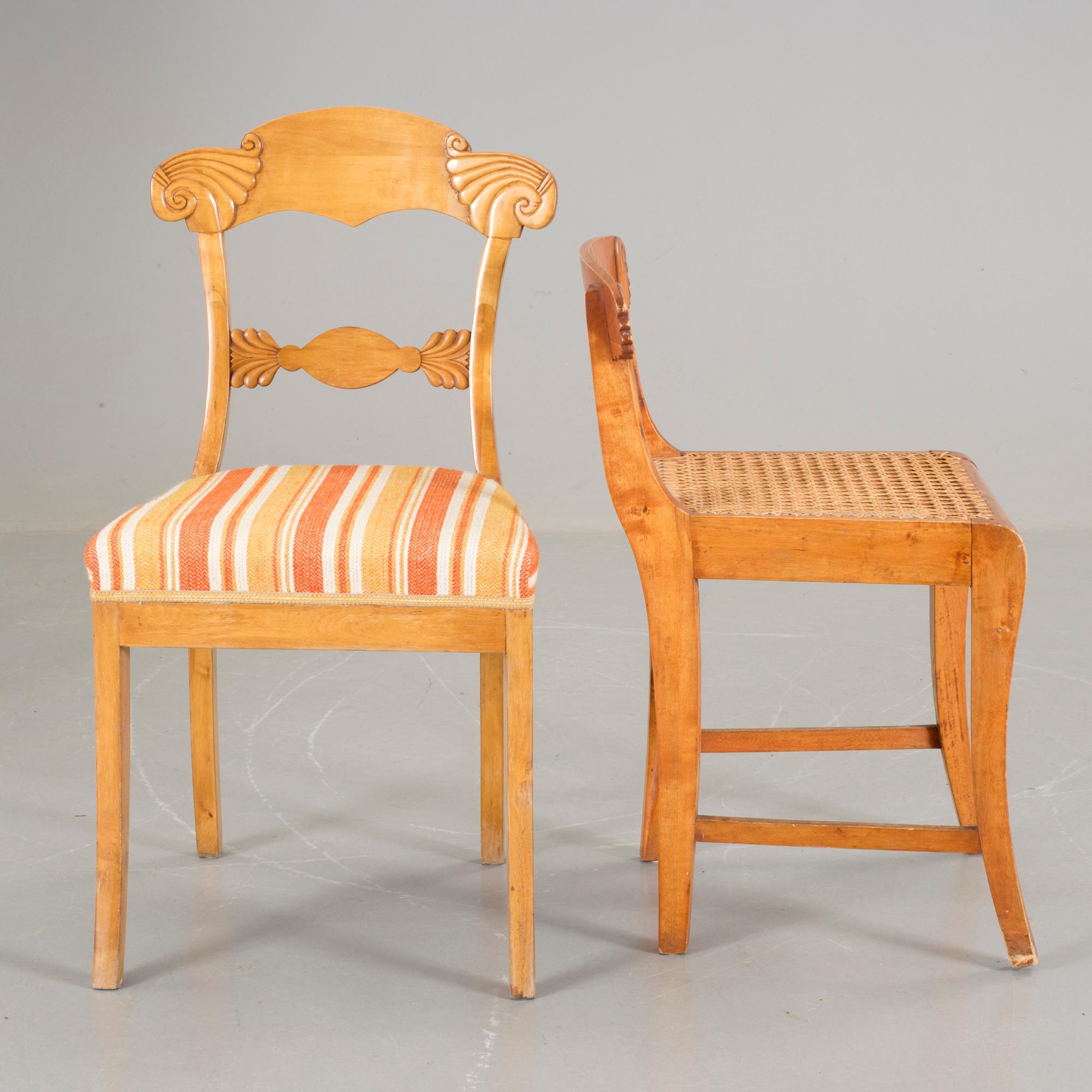 STOLAR, 4+3 st. Karl-Johan, 1800-talets mitt.