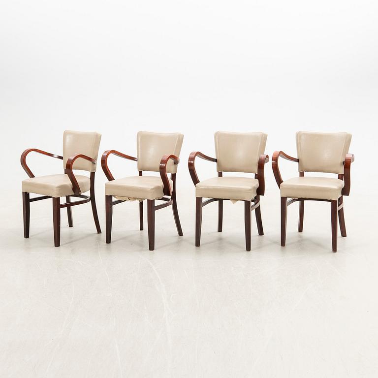 Karmstolar 4 st 1900-talets mitt/andra hälft.