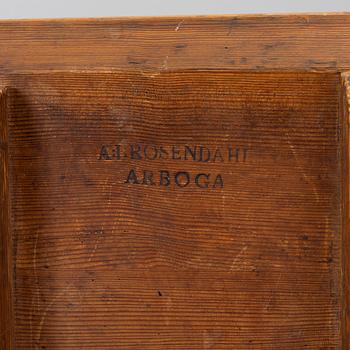 Anders Jacob Rosendahl, A folding table, Arboga, first half of the 19th century.
