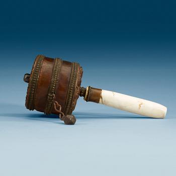 1788. A Tibetan/Nepal prayer roll, late 19th Century.