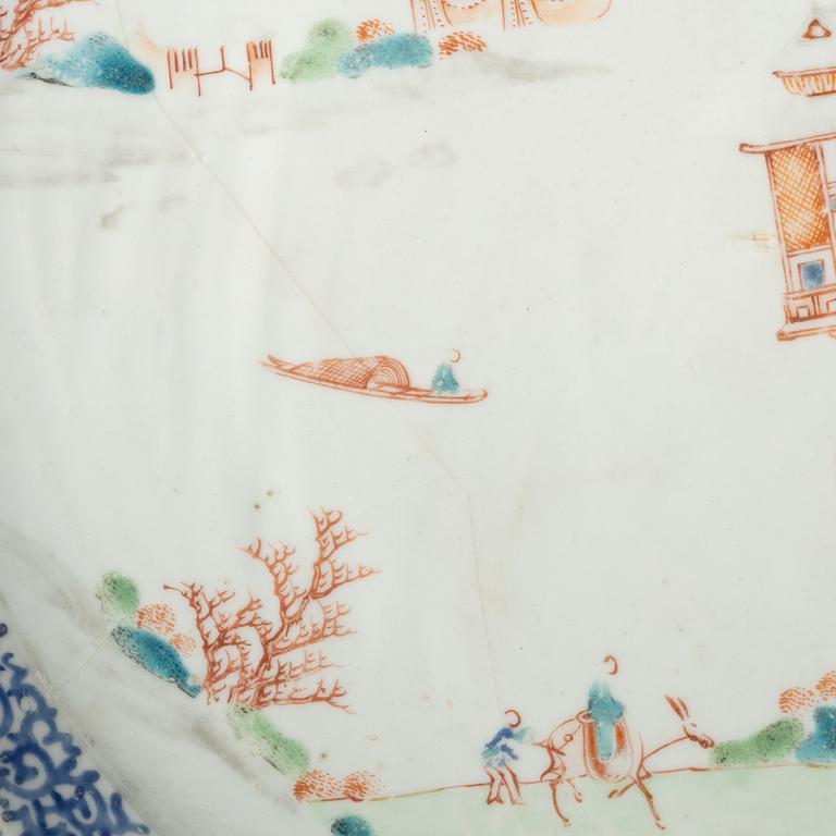 Fat, porslin. Qingdynastin, 1700-tal.