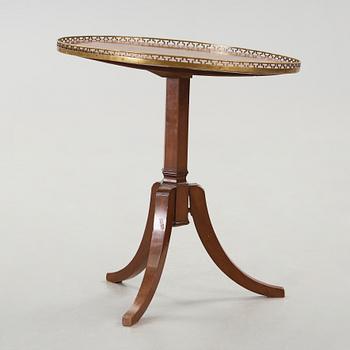 A late gustavian mahogany folding table c. 1800.