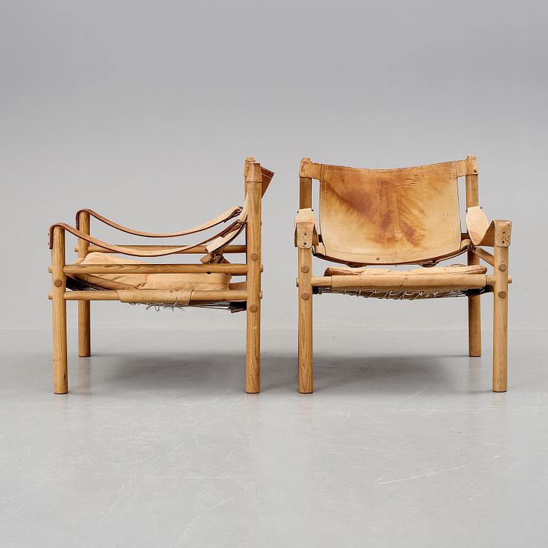 FÅTÖLJER, ett par, "Sirocco", Arne Norell, 1900-talets andra hälft.