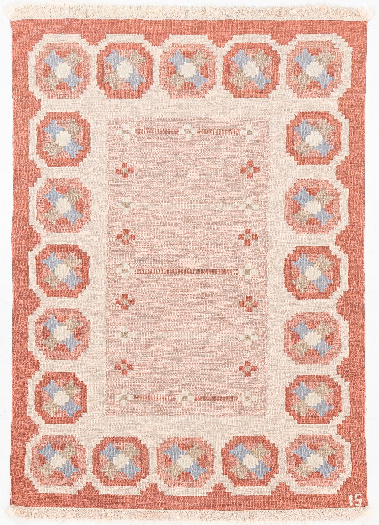 Ingegerd Silow, Rölakan, signed IS, approx. 230 x 165 cm.