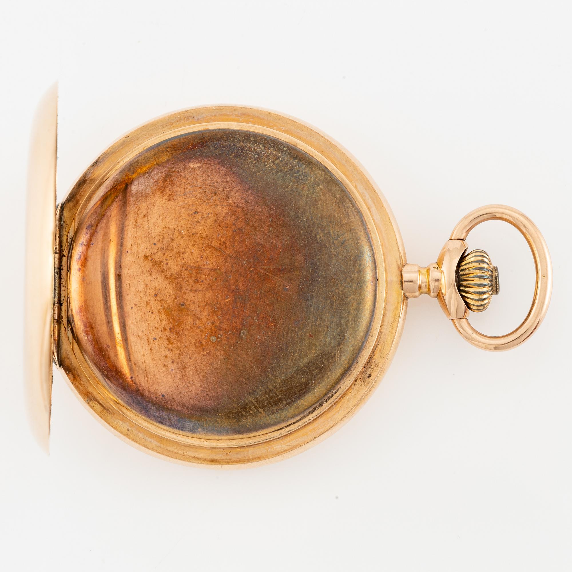 Pocket watch, hunter, 51 mm.