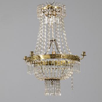 Chandelier, Gustavian style, 20th century.