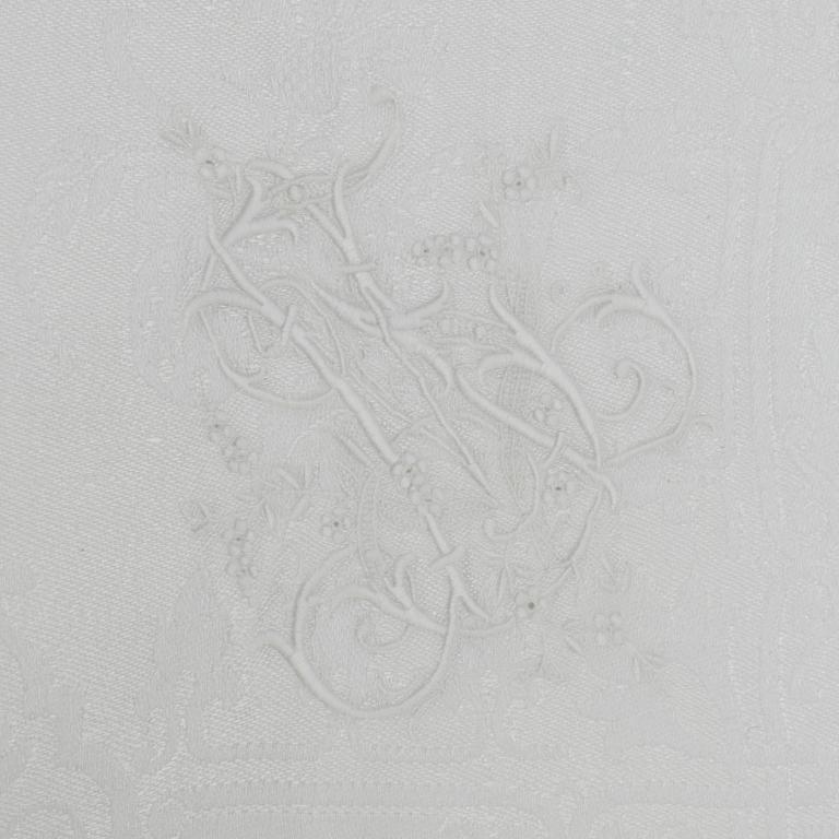 SAMLING LINNEDAMAST, 28 delar.