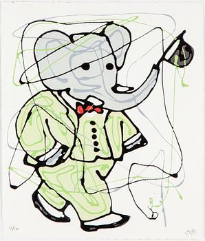 LARS TUNEBO, mapp med 6 stycken handkolorerade serigrafier. Signerade och numrerade 52/250.