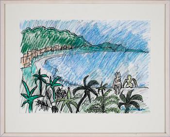 Stig (Slas) Claesson · STIG CLAESSON (SLAS), pastell, sign.