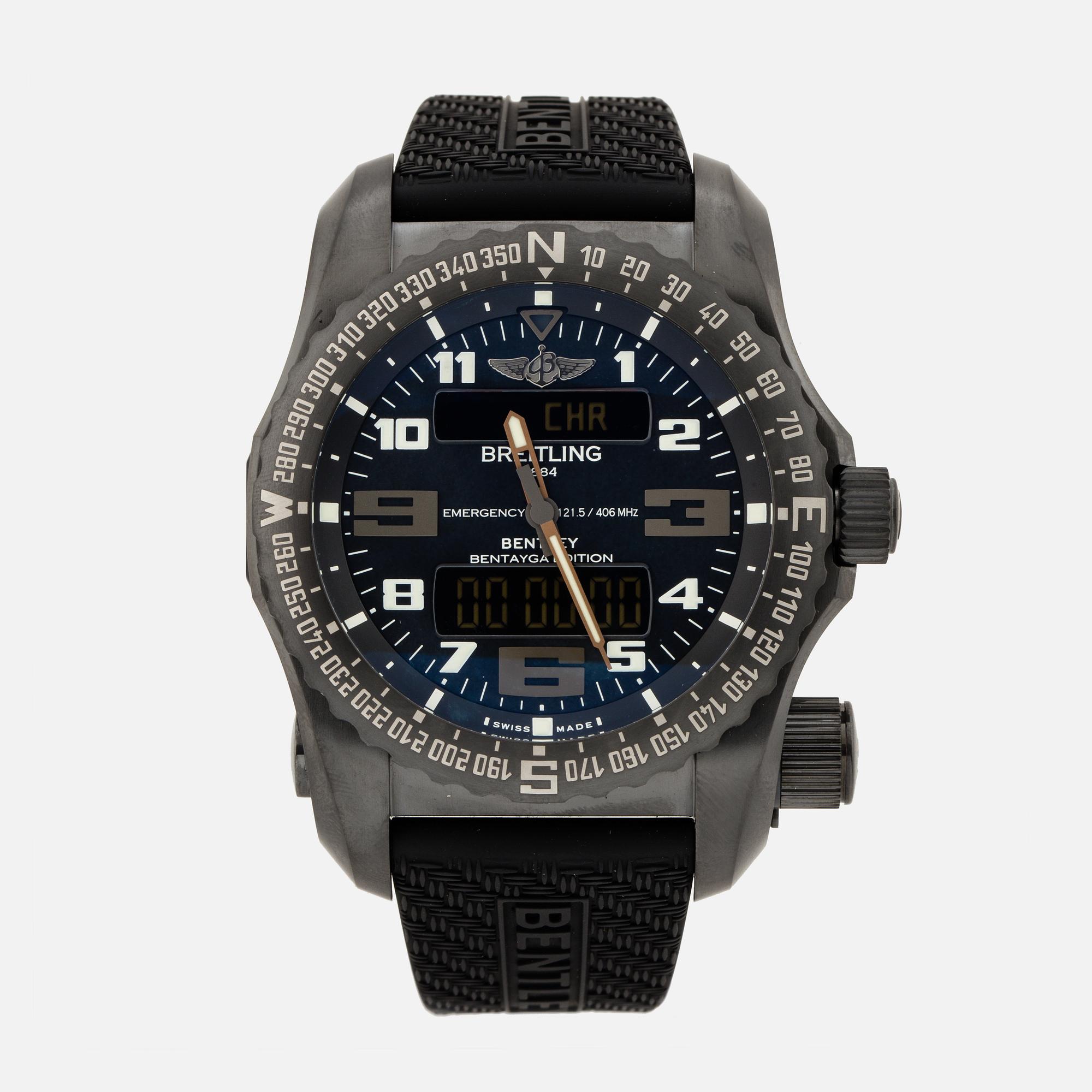 BREITLING, Emergency, Bentley Bentayga, Chronometer, wristwatch, 51 mm.