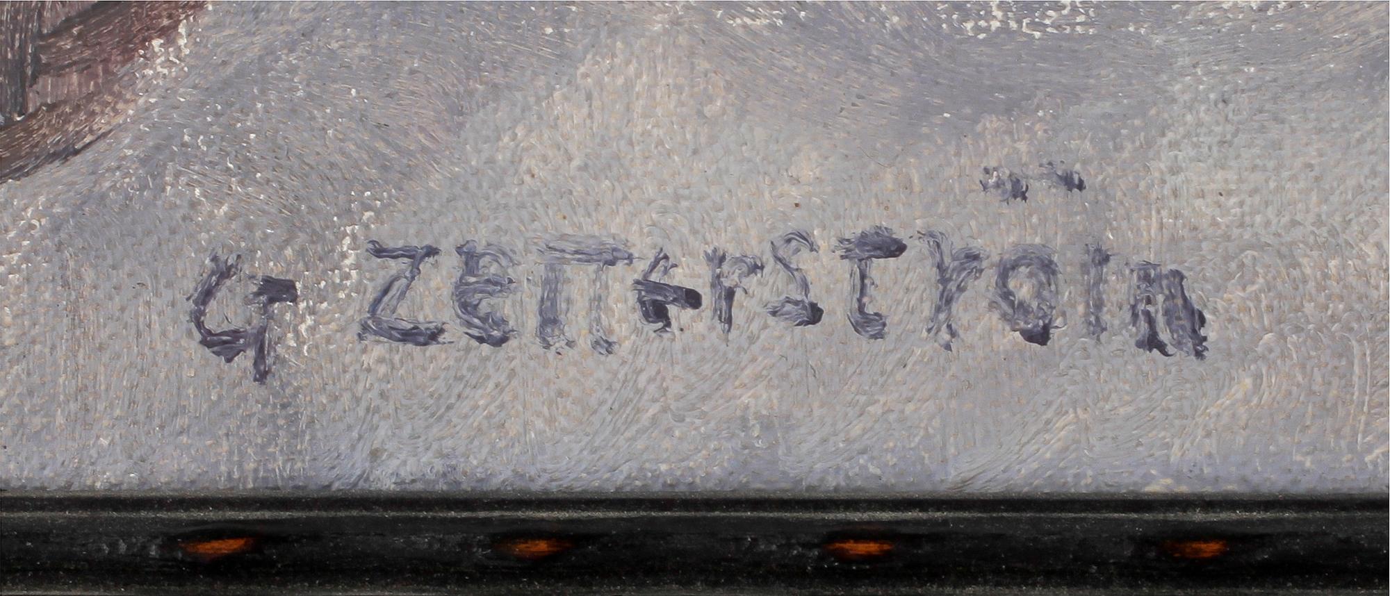 GUNNAR ZETTERSTRÖM, olja på duk, signerad.