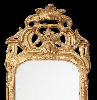 SPEGEL. Stockholmsarbete, 1700-talets andra hälft. Rokoko.