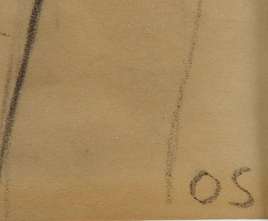 OLLE SKAGERFORS, teckning, sign.