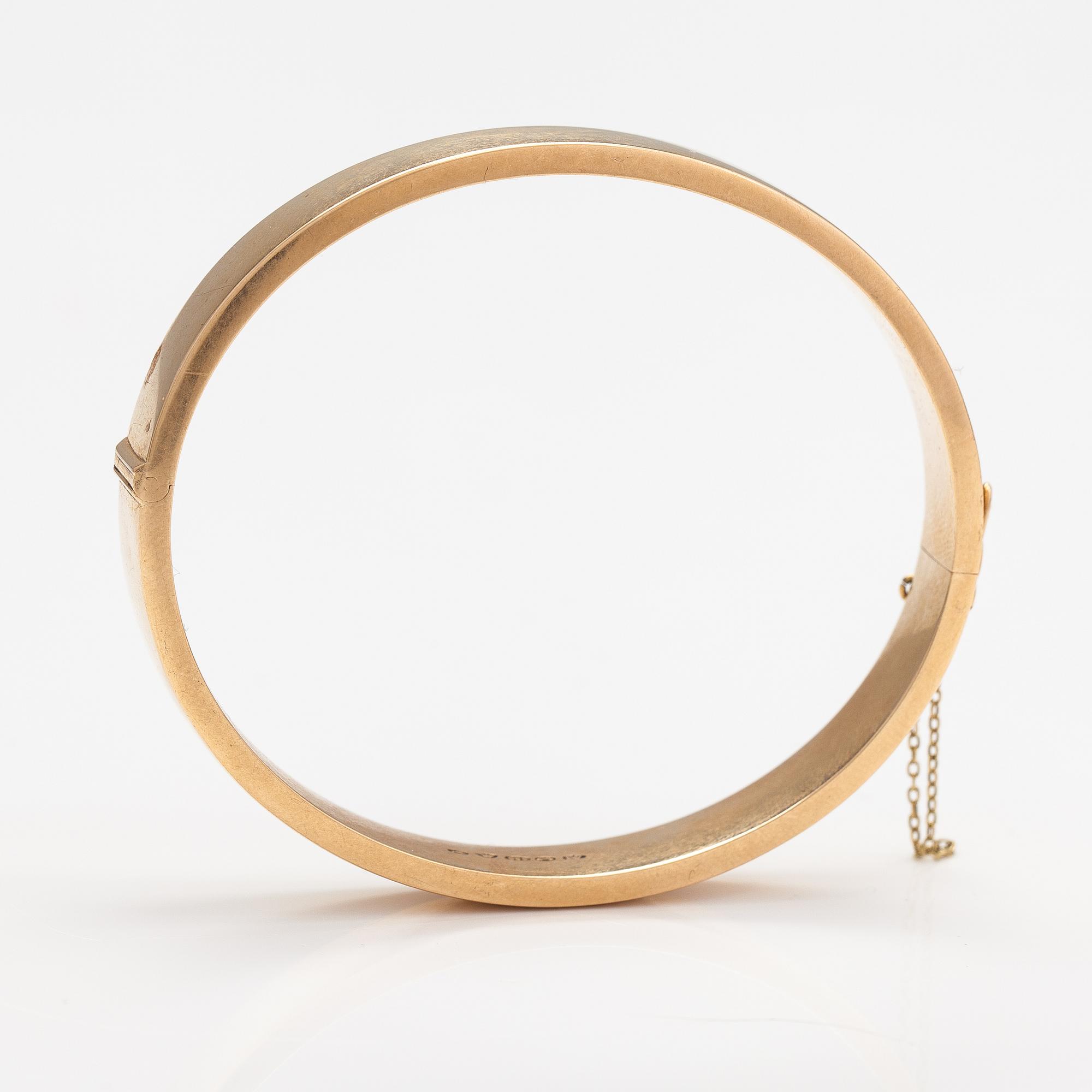 Rannekoru, 14k kultaa. Kultateollisuus, Turku 1950.