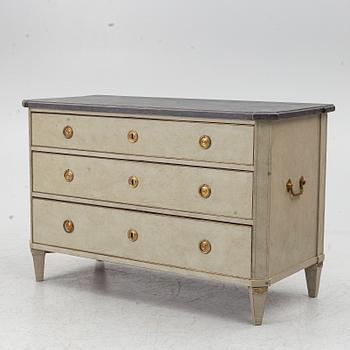 Chest of drawers, Gustavian style, 19th century.