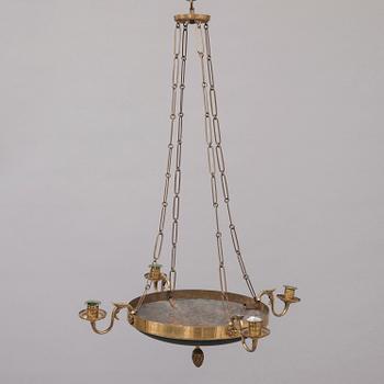 TAKAMPEL, empirestil, 1900-talets början. Totalhöjd ca 77 cm.