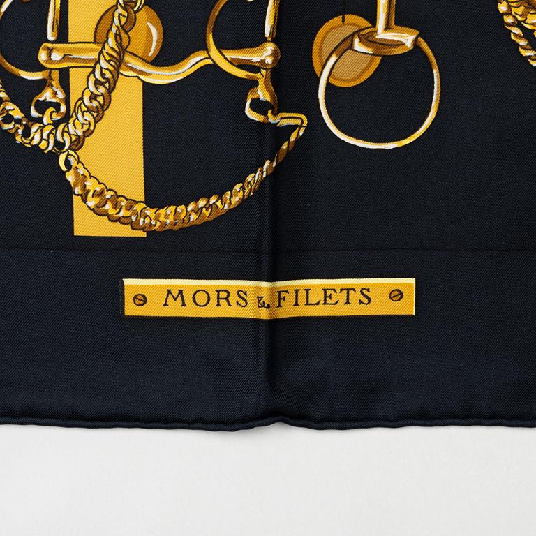 Hermès, scarf, "Mors et Filets".