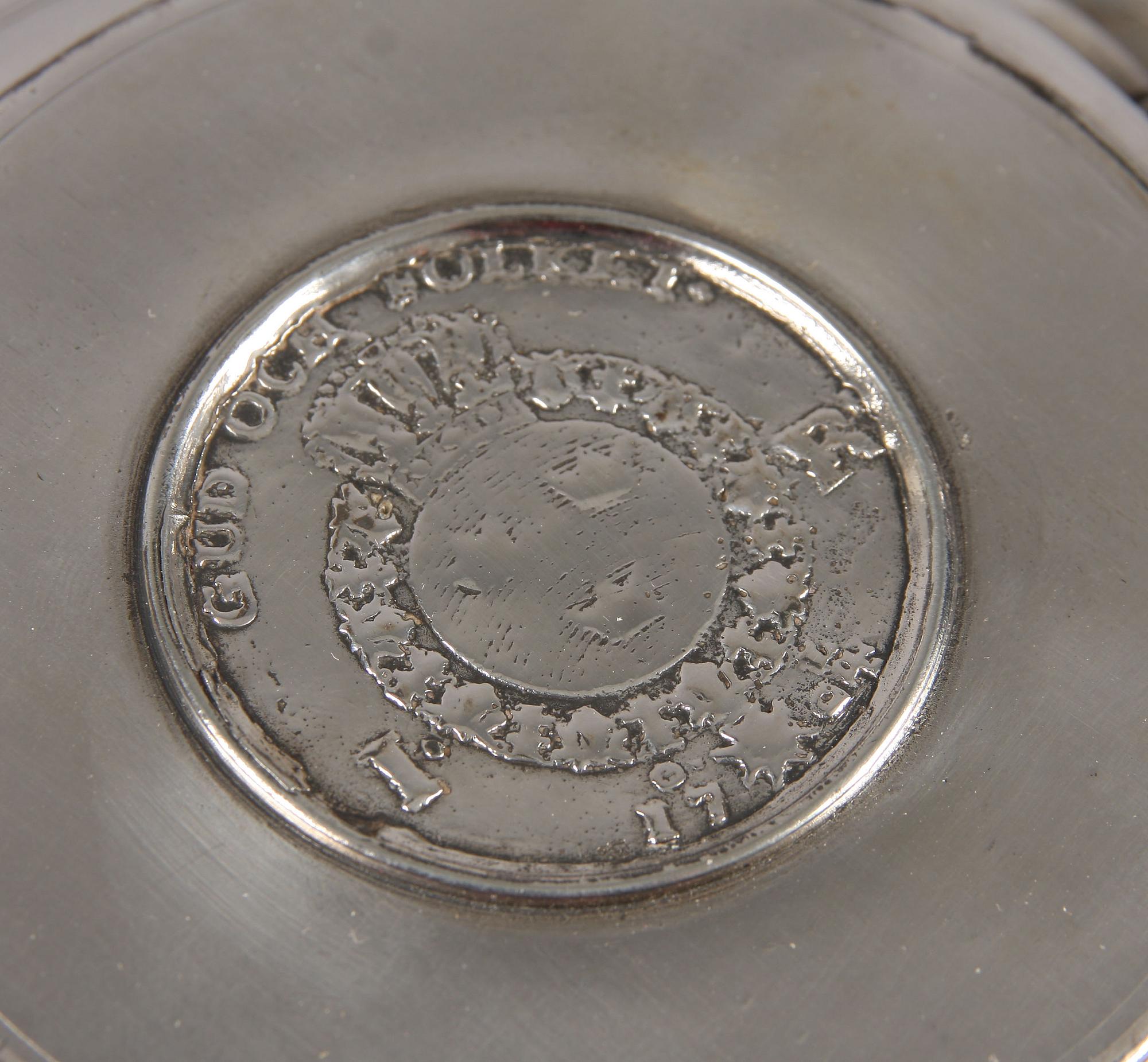 STOP, försilvrat tenn. Zadoch Bergenholtz (1793-1820/25) Vimmerby.