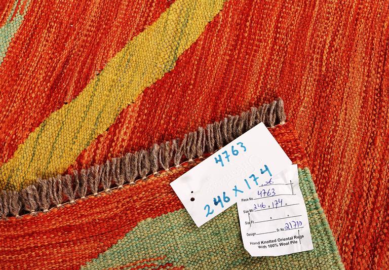 A Kilim rug, Afghanistan, c. 246 x 174 cm.