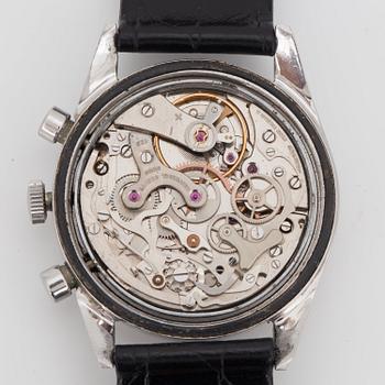 UNIVERSAL GENEVE, Uni-Compax, "Big Eye", chronograph, wristwatch, 36.5 mm,