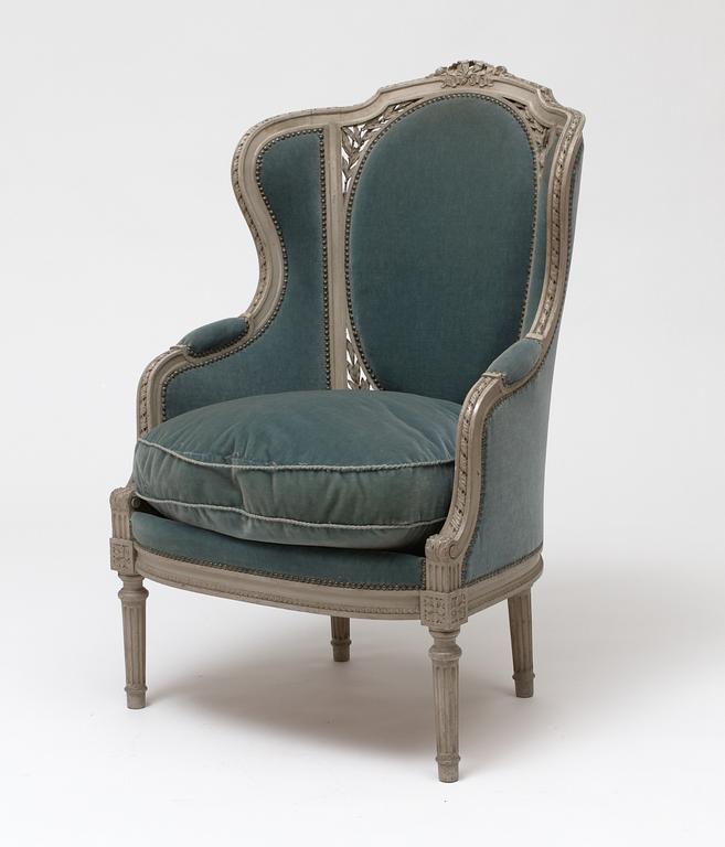 BERGERE. Louis XVI-stil, omkring 1900.