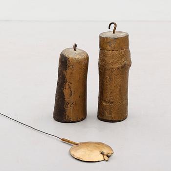 GOLVUR, urtavlan märkt Af Stockholms manufabrique, 1700-/1800-tal.