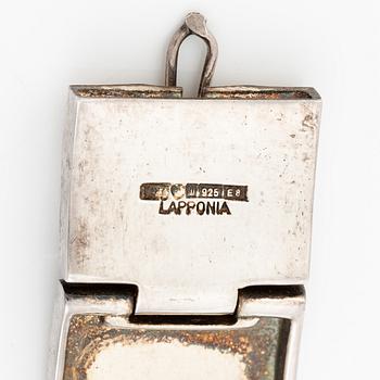 Lapponia, wristwatch, sterling silver, Finland 1982.