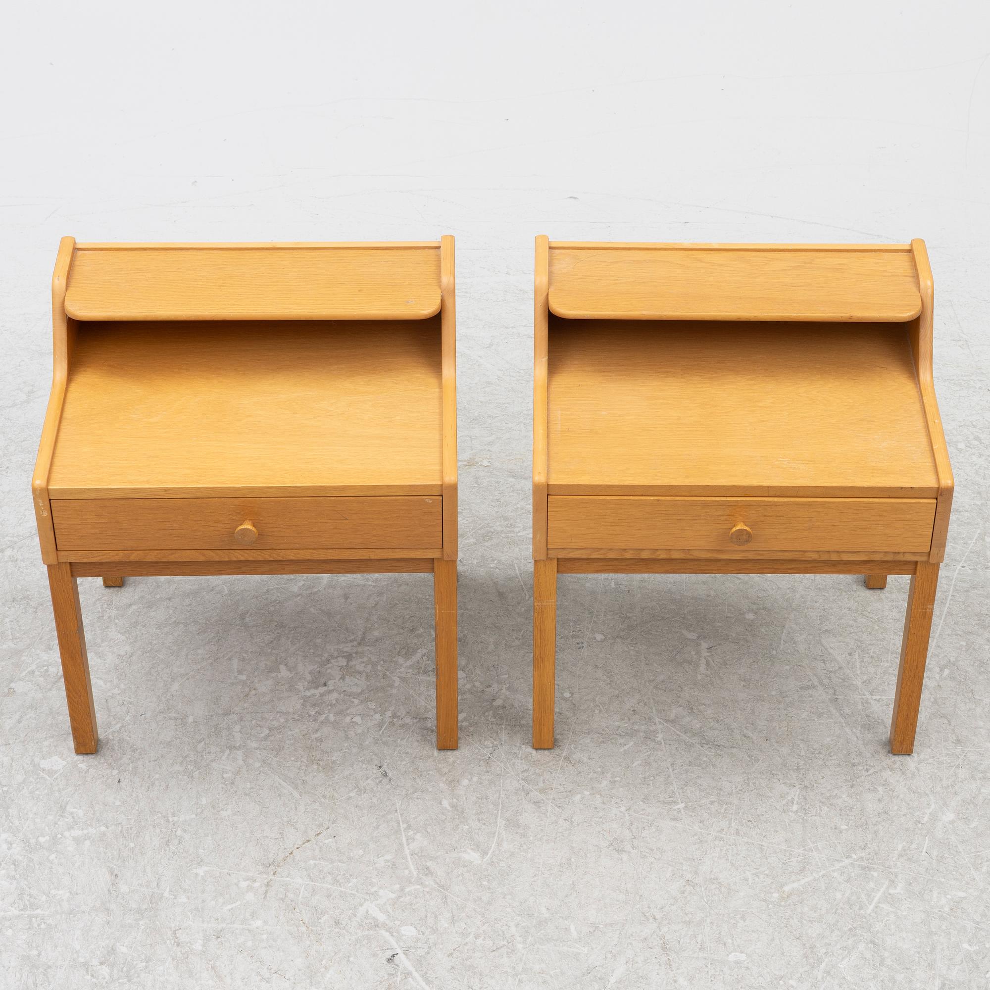 A pair of nightstands, 1960s.