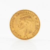 Gold coin 20 marks 1898 German Empire (Hesse) Grand Duke Ernst Ludwig.