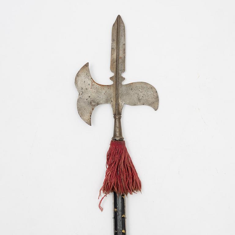 A  decorative halberd, 19th Century.
