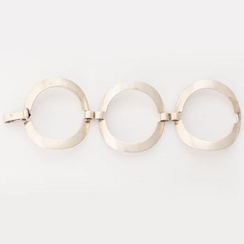 Karl-Ingemar Johansson, armband, silver, cirklar.
