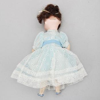 FLICKDOCKA. Biskvi. Heubach Köppelsdorf 250. Tyskland, omkring sekelskiftet 1900.