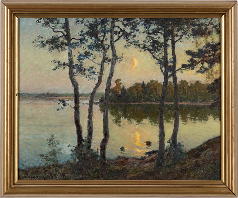 Gottfrid Kallstenius, ”Junikväll Källvik”.