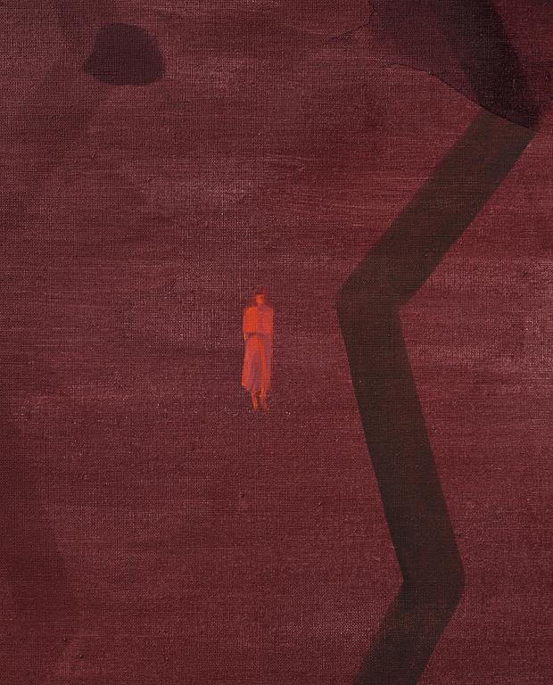 Donna Moylan, olja på duk, signerad och daterad 92-93 a tergo.