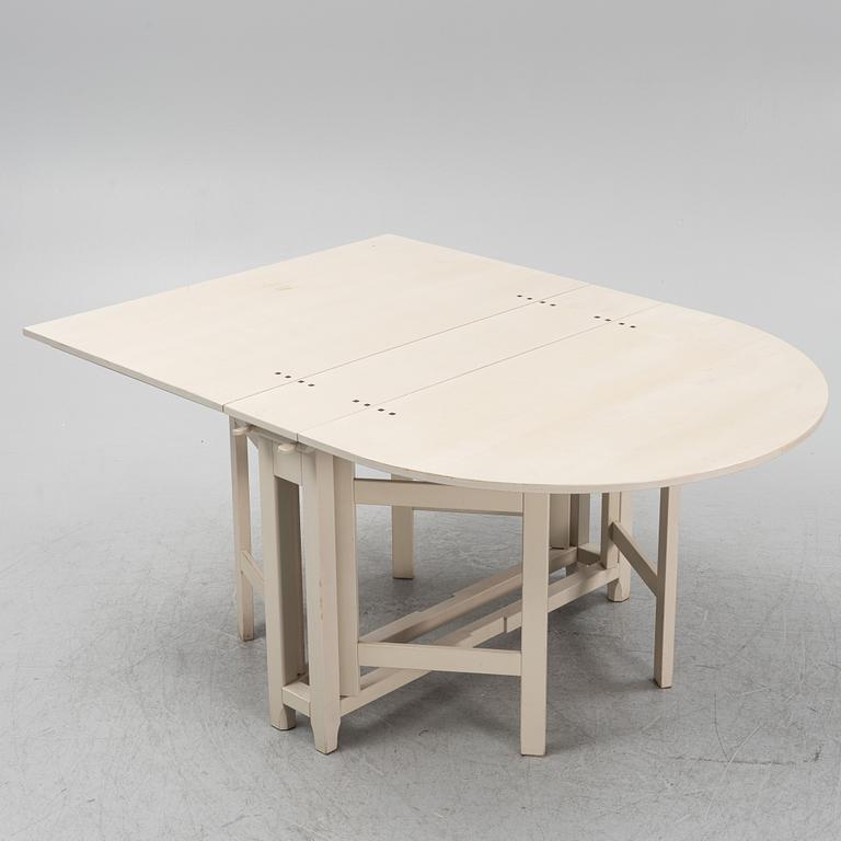 A 'Bergslagen' gate-leg table from Ikea's 18th Century series, 1990's.