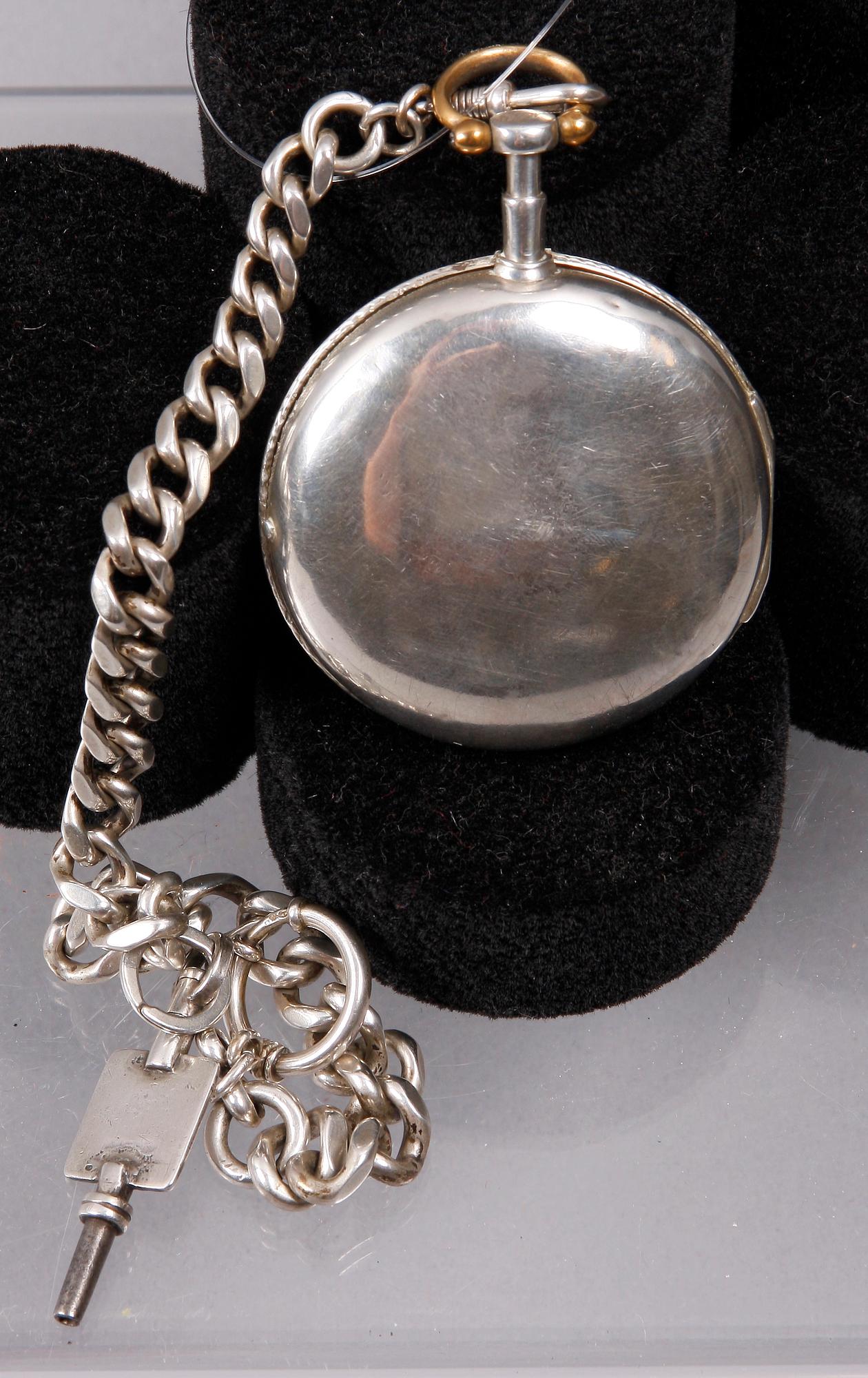 FICKUR, silver, Nordeuropa, tidigt 1800-tal.