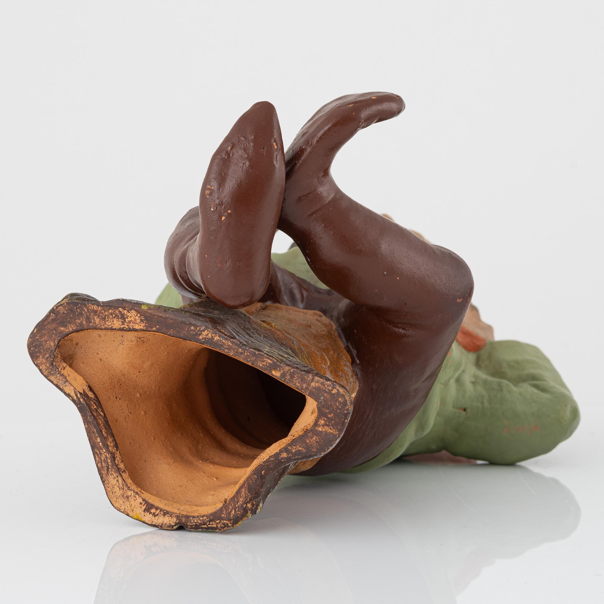A pair of garden gnomes, second half of the 20th Century.