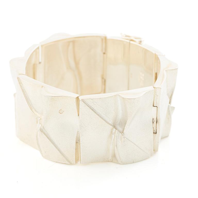 Björn Weckström, Bracelet, sterling silver, Finland, 1974. For Lapponia.