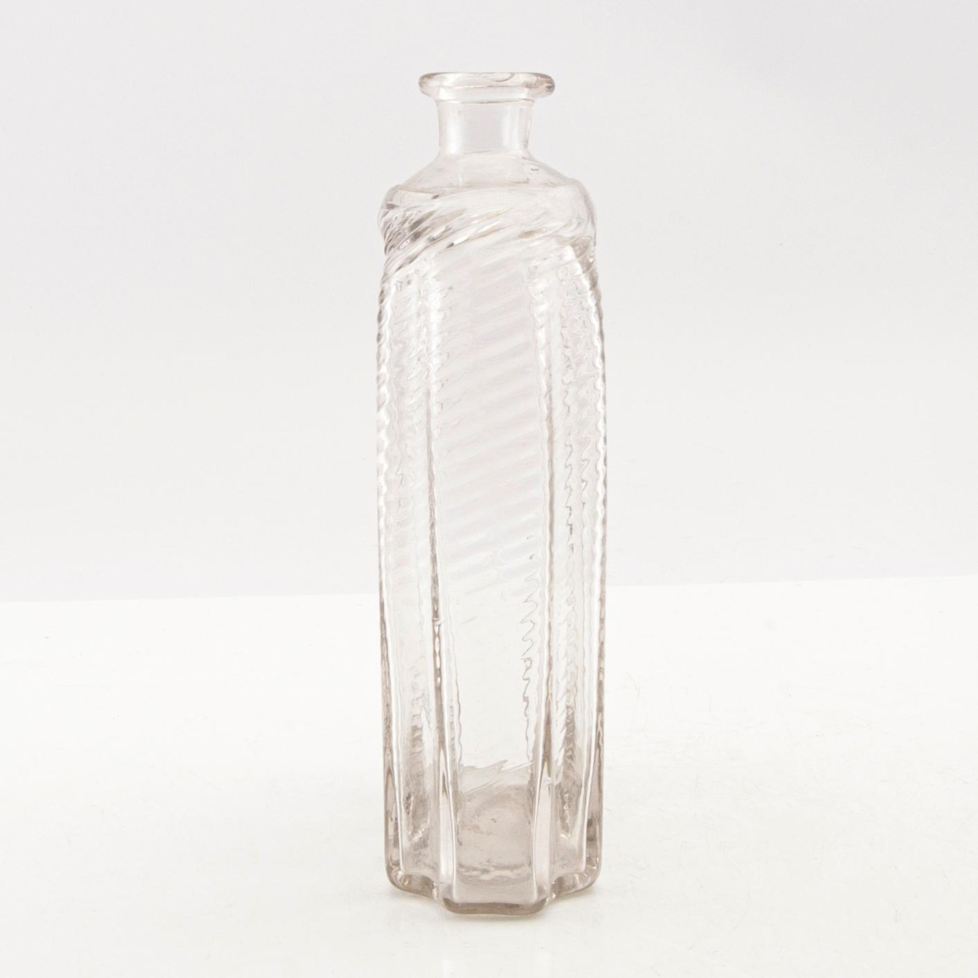 A  Swedish glass bottle, Skånska Glasbruket, 18th century.
